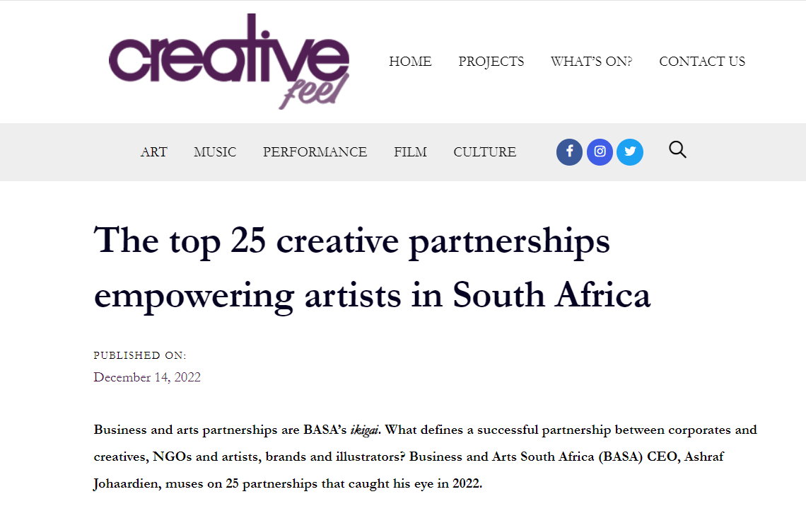 creative feel article